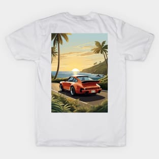 German Classic Car Poster T-Shirt